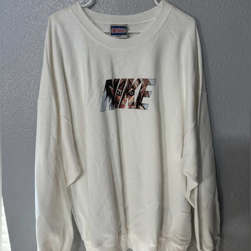 Attack On Titan Eren Yeager x Nike Crewneck Sweatshirt